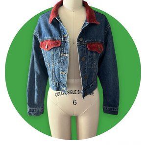 BDG Urban Outfitters Tribal Print Jean Jacket